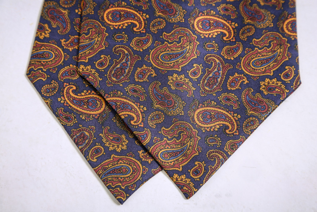 アスコットタイ｜ネイビー