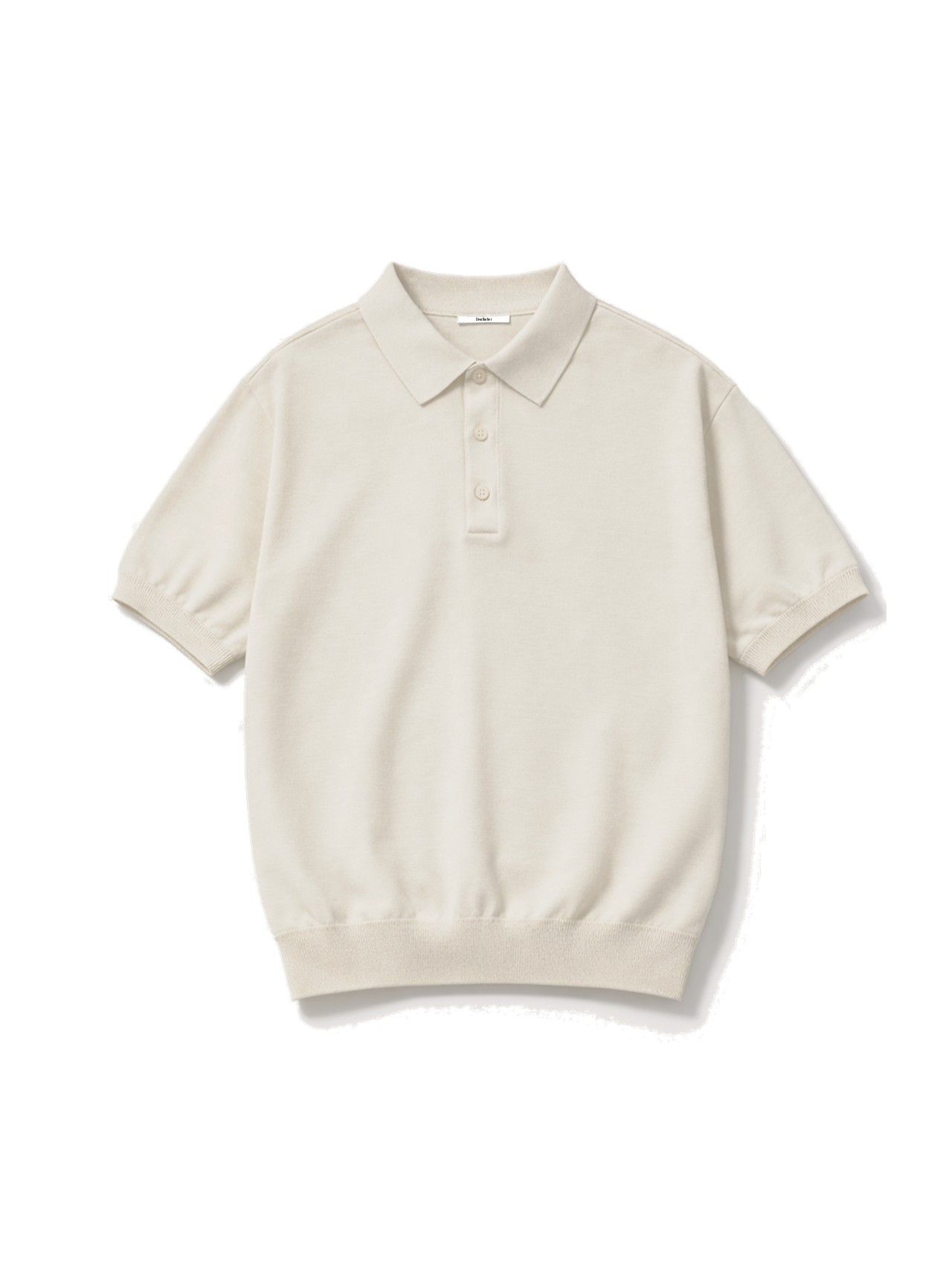 ポロシャツ・ホワイト｜三白眼